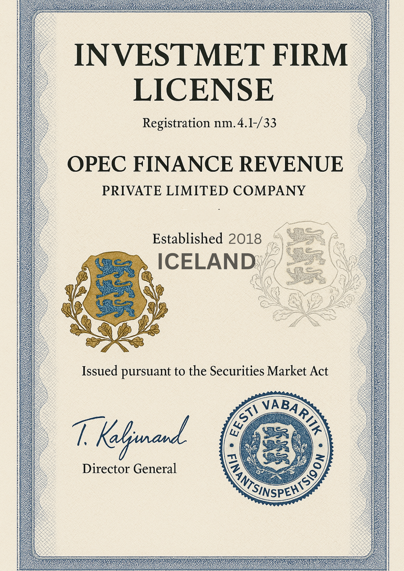 Financial Services Certificate
